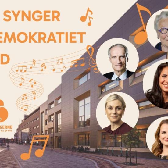Vi Synger demokratiet Ind